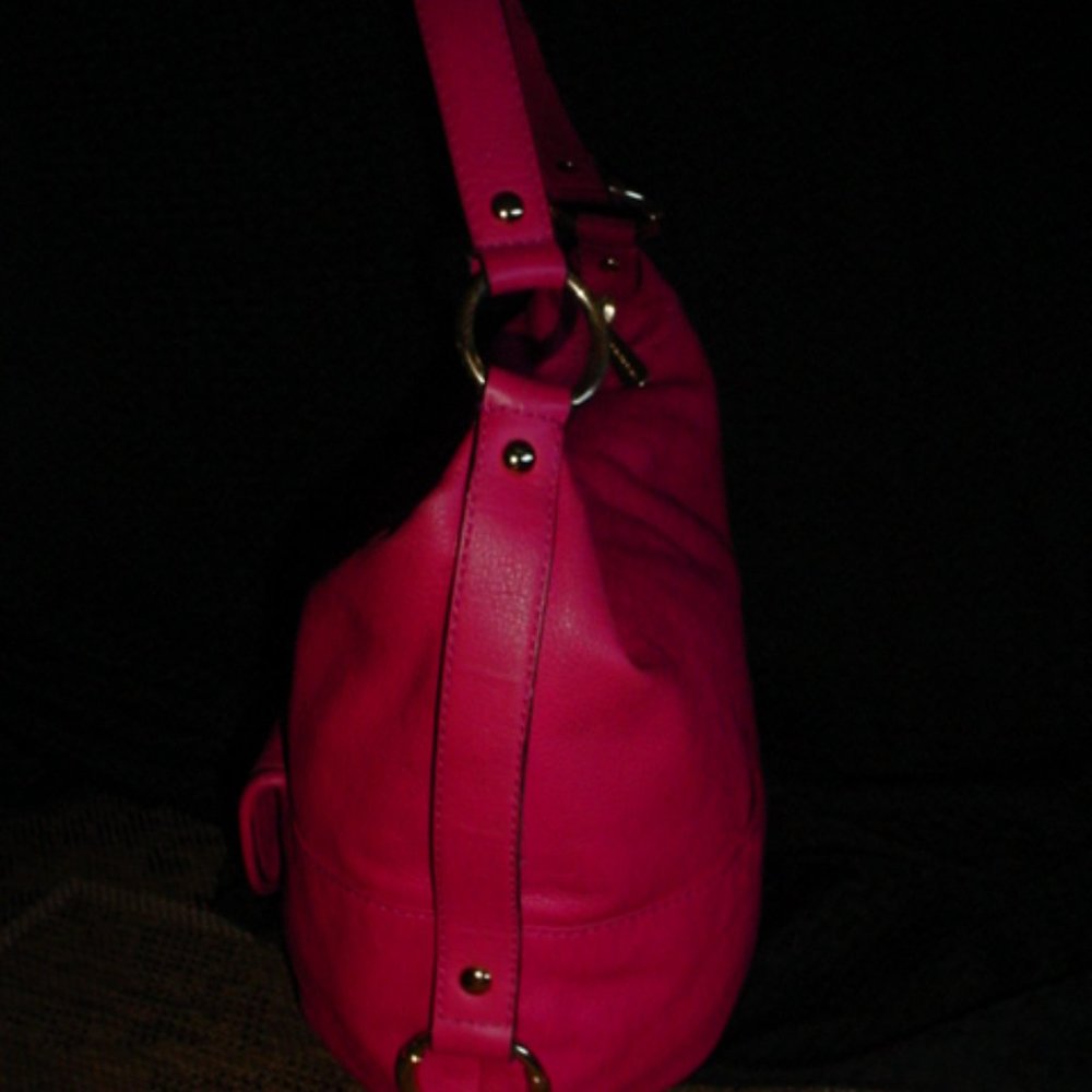 MICHEAL KORS Pink & Gold Hobo Shoulder Bag - Picture 2 of 12